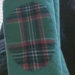 Mint green quilted jacket